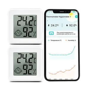 Hoge Kwaliteit Veel Gebruikte Originele Temperatuur En Vochtigheid Monitor Indoor Lcd Digitale Display Thermometer Hygrometer 6045b