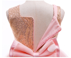 Y302010 vestiti per bambini neonate <span class=keywords><strong>Minnie</strong></span> Mouse Pink Tutu Dess Toddler Girl Birthday Party Princess Flower Girl Dresses - Product Image 5