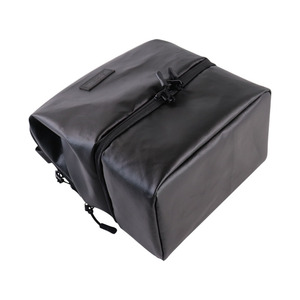 Custom Logo Double-Deck Weekender Cooler Bag Durable Polyester Insulation Waterproof Picnic Food Delivery Thermal Cooling Black - Product Image 5