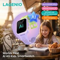 Reloj Inteligente para Niños LAGENIO Global Sales K9, IP68, SOS, Videollamada, Respuesta de Llamadas, Aprendizaje con IA, Tarjeta SIM, GPS, LBS, WIFI