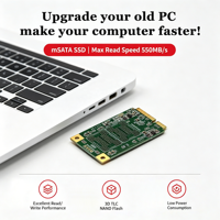 Unidad de Estado Sólido Msata de 512 GB, Resistente a Golpes, Almacenamiento para PC, Precio al por Mayor, Flash MLC, Diseño Robusto para Servidor de Computadora Integrado
