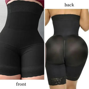 กางเกงกระชับสัดส่วนเอวสูงสำหรับผู้หญิง ผ้าลูกไม้เซ็กซี่ นุ่ม กระชับสะโพก ยกกระชับหน้าท้อง ขายส่ง - Product Image 2