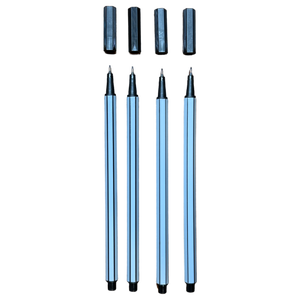 Pack de 12 stylos plume multifonctions noirs - Product Image 3