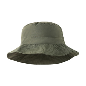Bucket Hat For Men And Women Polyester Quick Dry Waterproof Sun Protection Outdoor Hiking Hat In Black Military Green Navy Blue - Product Image 2