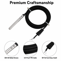 10K 3950 NTC Wasserdichter Temperatursensor IP68 Edelstahl-Thermistor für Industriekühler, Kühlung, Fischteiche