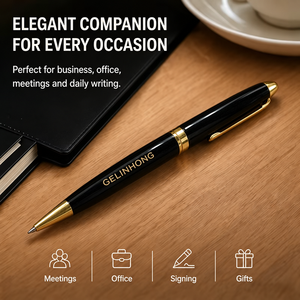 Penna <span class=keywords><strong>di</strong></span> <span class=keywords><strong>Lusso</strong></span> per Affari con Logo Personalizzato Inciso al Laser, Penna <span class=keywords><strong>a</strong></span> <span class=keywords><strong>Sfera</strong></span> in Metallo, Regalo Professionale per Dirigenti con Ricarica Fluida - Product Image 3