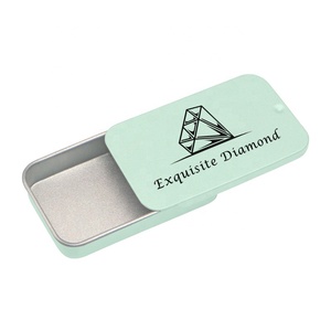 Caja de lata de metal pequeña, <span class=keywords><strong>embalaje</strong></span> personalizado e impresión de logotipo, venta al por mayor - Product Image 3