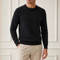 Old Money Herren Baumwoll-Acryl-Mischung Strickpullover Maschinenwaschbar Ferninfrarot Drop-Shoulder Direkt vom Hersteller Kundenspezifisches OEM