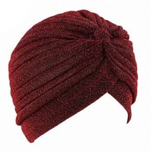 Cross-border Adult Unisex Benaie <b>Hijab</b> Hoods Image Style Fashion Golden Acrylic Muslim Turban Indian <b>Caps</b> - Product Image 6