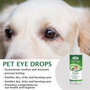 Tratamiento de infección ocular para perros recomendado por veterinarios OEM para calmar infecciones alergias aliviar los ojos secos ojos rosados limpiador de manchas de lágrimas para mascotas - Product Image 5
