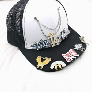 つばクリップフェスティバルクラブテキサスゴルフラージゴールドハットアクセサリースポーツホラートラックパールメタルカウボーイアニメ野球帽ピン - Product Image 2