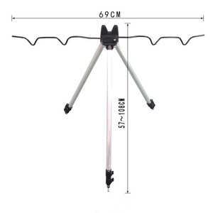 ขาตั้งกล้องตกปลาแบบยืดหดได้ 3 ท่อน คุณภาพดี ราคาถูก ขายดี - Product Image 2