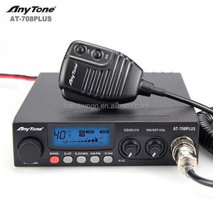 Radios CB ANYTONE 708 PLUS, Radios Móviles de 12 Bandas, 27 MHz de Largo Alcance, VHF de 25 W, UHF de 20 W, Resistente al Agua IPX-1, Batería de 1500-2000 mAh - Product Image 4