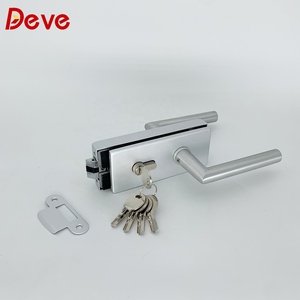 การออกแบบที่เป็นมิตรล็อคประตูกระจกที่มี<span class=keywords><strong>5</strong></span>คีย์จับประตูกระจกอลูมิเนียมล็อค - Product Image 2