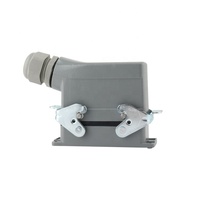 Connecteur d'alimentation industriel robuste HDC-HE-016-03 à 16 broches, contacts en cuivre, boîtier en aluminium, IP65, type VGA