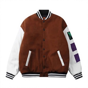 Men Letterman Jacket Front Breathable Eco-Friendly Trendy Casual Outerwear Perfect for Street Style Daily Wear Comfortable - Product Image 1