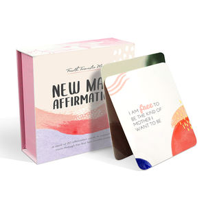 2025 cadeaux post-partum personnalisés cartes de renforcement de la confiance mots édifiants cartes d'affirmation <span class=keywords><strong>positive</strong></span> pour les nouveaux parents - Product Image 3