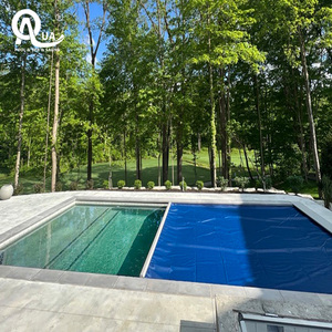 Cubierta Rectangular para Piscina de PVC Aqua, Resistente a los Rayos UV, Cubierta de Seguridad para Piscina Residencial al Aire Libre - Product Image 1