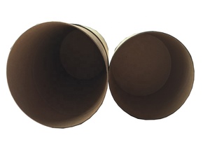 Boîte-cadeau en tube papier kraft, pièces, biodégradables, marron écologique, utilisé pour emballage de deux gobelets <span class=keywords><strong>12</strong></span> <span class=keywords><strong>oz</strong></span> - Product Image 4