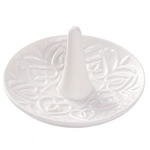 Wedding <b>Ring</b> Holder for Jewelry, <b>Ceramic</b> <b>Ring</b> Stand With Jewelry Plate, Jewelry Holder for <b>Rings</b> Earrings Necklace Organizer - Product Image 4
