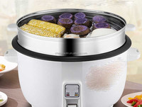 Olla Arrocera Eléctrica Mini de Alta Calidad para el Hogar, de 2-45L, Automática, de Acero Inoxidable con Revestimiento Antiadherente