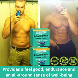 Kapsul pelangsing pembakar lemak Pria & Wanita, perawatan kesehatan pribadi, cepat menurunkan perut datar langsing - Product Image 2