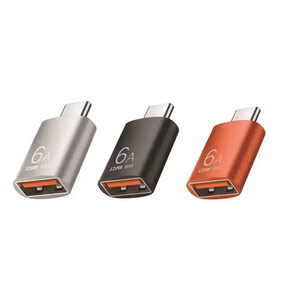 Adaptor pengisi daya ponsel, <span class=keywords><strong>USB</strong></span> 120 Tipe <span class=keywords><strong>C</strong></span> <span class=keywords><strong>OTG</strong></span> 6A 3.0 W, Tipe <span class=keywords><strong>C</strong></span> pria ke <span class=keywords><strong>USB</strong></span> wanita <span class=keywords><strong>OTG</strong></span> <span class=keywords><strong>USB</strong></span> <span class=keywords><strong>C</strong></span> konverter pengisi daya ponsel untuk Samsung Huawei Xiaomi - Product Image 4