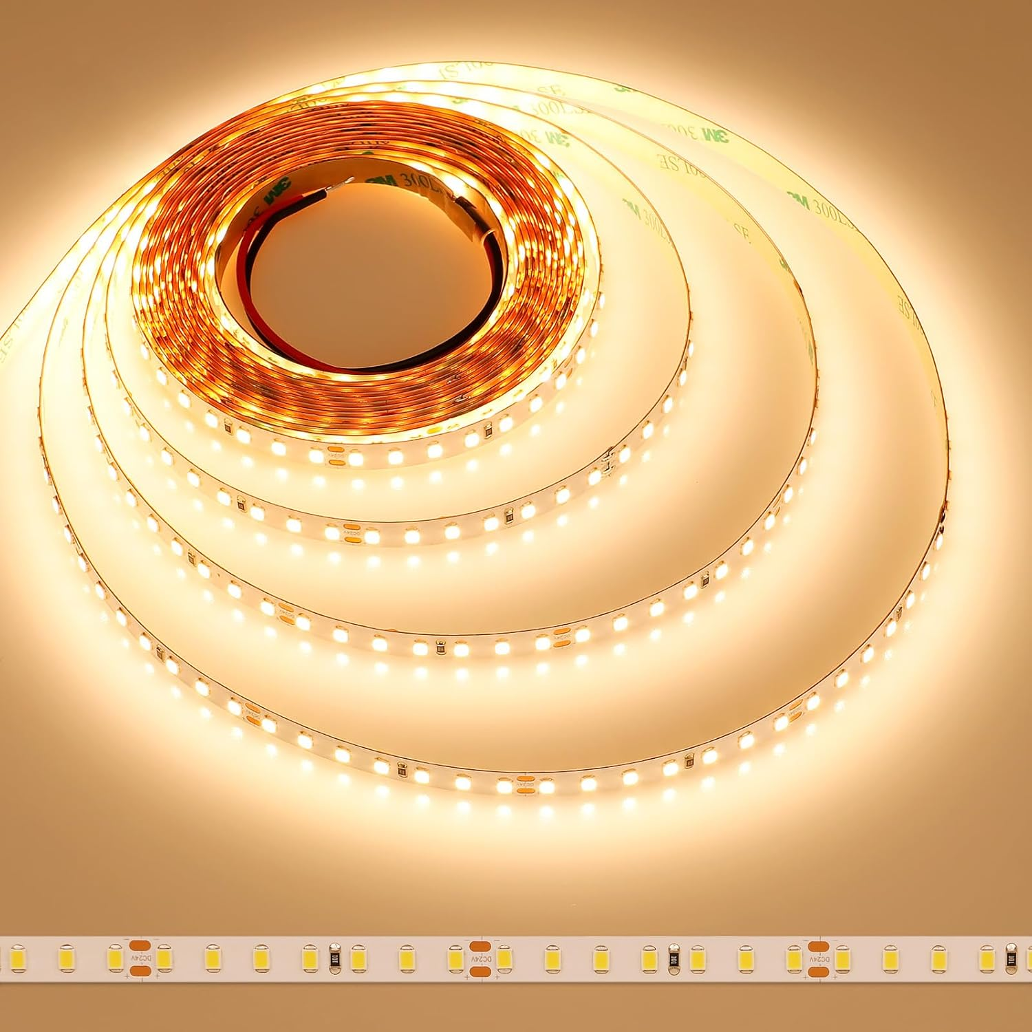 2835 Led Strip CE UL Super Bright DC24V Professional 3040K 8.8W/m 50m Led Light Strip for Ceiling Commercial Task Lighting