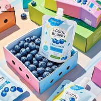 Plusieurs couches de confinement de pression biodégradable de qualité alimentaire recyclé vertical personnalisable de qualité alimentaire Stand up Spout Pouch
