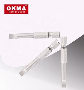 OKMA S2 Industrielle Schraubendreher-<span class=keywords><strong>Bits</strong></span> Kommerzielle Schlitz-SL <span class=keywords><strong>2</strong></span> 4 5 Elektrische CNC-Bearbeitungs <span class=keywords><strong>bits</strong></span> 65mm Kunden spezifische Bohrer - Product Image 2