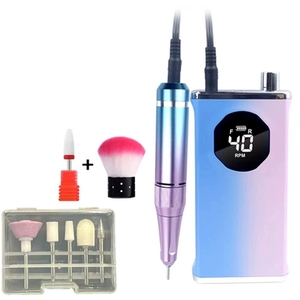 IStapromo Gifts - Taladro de Uñas Profesional Recargable para Manicura y Pedicura, Kit de Cortadores y Limas Eléctricos para Uñas - Product Image 5