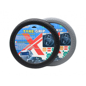 Housse de volant en silicone Tire-Grip 37-51 cm pour voitures et camions - Product Image 1