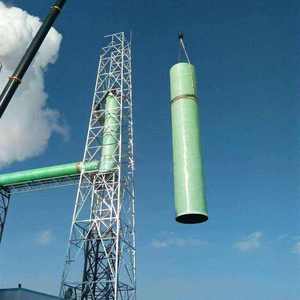 <span class=keywords><strong>Cheminée</strong></span> industrielle FRP haute résistance pour le traitement des gaz d'échappement - Product Image 1