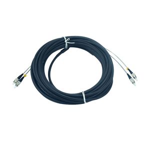 Cordon de raccordement de fibre tactique extérieur FTTA hautement flexible 2 4 6 8 .. câble de fibre de diffusion blindé SM MM
