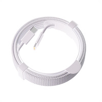 Câble de charge rapide USB-C vers USB-C en cuivre pur tressé de 1 m pour iPhone 17 / iPhone 15 Pro Max, cordon de chargeur universel de type C