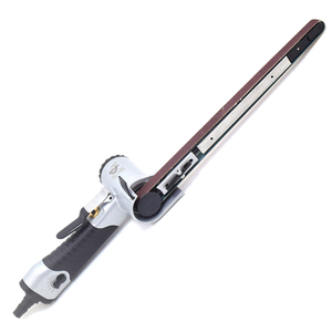 Ponceuse à bande pneumatique professionnelle Wilin 1/2 Polisseuse à bande pneumatique, pliable pour les espaces restreints Caractéristiques Courroies de 24 "et 18" - Product Image 4