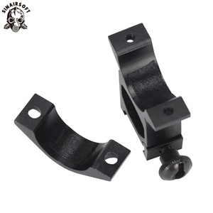 Anneaux de montage de lunette tactique d'extérieur 25,4 mm à profil haut avec base de montage 11 mm pour lunette optique - Product Image 6