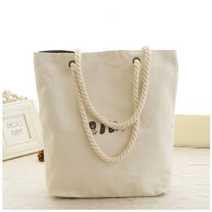 Xuerry Fashion Wholesale Women <b>Beach</b> <b>Bag</b> Eco-Friendly Recycled Cotton Customized Canvas Custom Logo Printed Shopping <b>Tote</b> <b>Bag</b> - Product Image 3