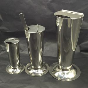 Porte-pinces en acier inoxydable, forme de cône inversé, tube de rangement pour instruments chirurgicaux, conteneur pour pinces - Product Image 4