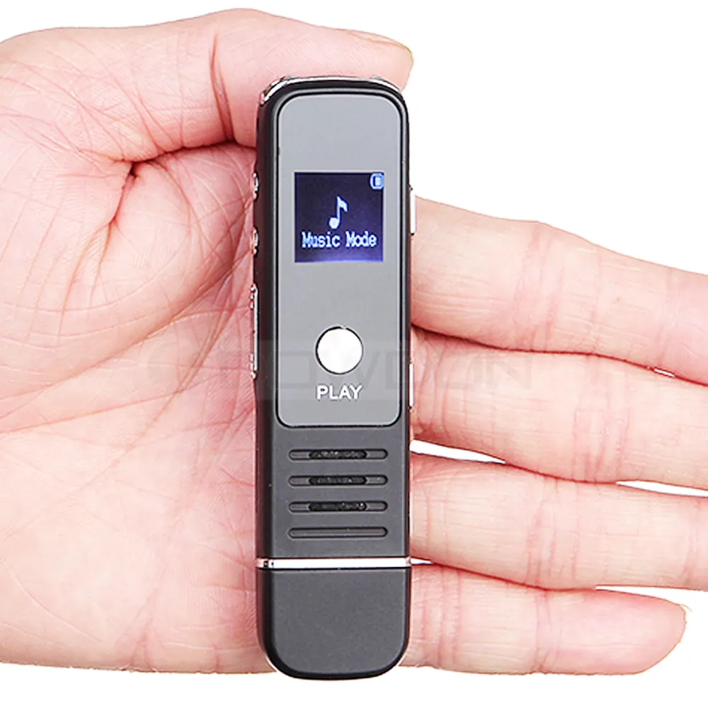 Mini Write Protect and One Button Recording 32GB External TF Card USB Digital Voice Recorder