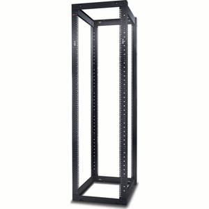 NetShelter AR203A 4 <b>Post</b> Open Rack 44U Square Holes 19" Floor Standing Server Rack Power <b>IT</b> Equipment Cabinet - Product Image 2