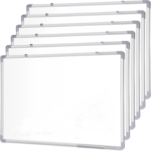 Factory Wholesale Custom Size Double Side <b>Magnetic</b> Whiteboard Aluminum Frame Porcelain Enamel Surface ABS Corners Dry-Erase - Product Image 1