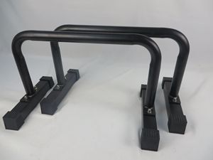 Venta al por mayor <span class=keywords><strong>de</strong></span> alta calidad <span class=keywords><strong>de</strong></span> metal en forma <span class=keywords><strong>de</strong></span> H Parallettes Push up Stand Bar Barras paralelas Entrenamiento muscular <span class=keywords><strong>Calistenia</strong></span> Parallettes - Product Image 6