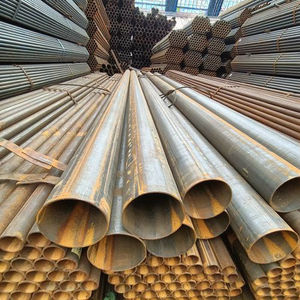 <span class=keywords><strong>Tube</strong></span> en acier ERW SS400, A53, Q235, 235JR pour structure 42mm, 89mm, 219mm Tuyau LSAW SSAW - Product Image 4