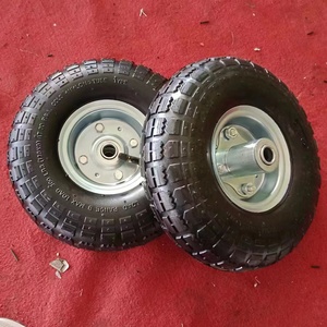 10 inch Inflatable bánh xe cao su 10x350-4 bánh xe không khí - Product Image 5