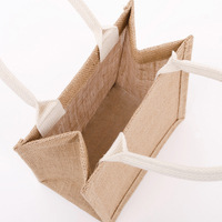 Sac de Shopping en Jute écologique, sac de Shopping en toile de Jute, sacs fourre-tout en toile de Jute avec Logo imprimé personnalisé