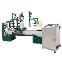 YN1503 JiNan haute qualité meilleur prix automatique deux têtes trois têtes CNC tour à bois outils Machine à vendre