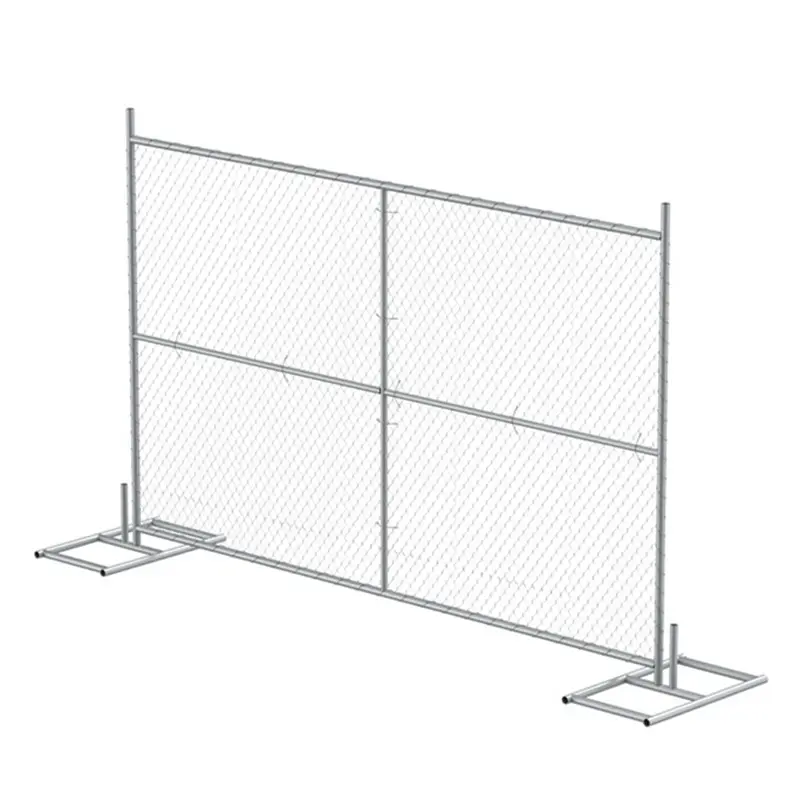 Easy Installation Portable Chain Link Temporary Fence Panels for Construction