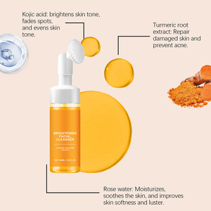 Private Label Berren Organic Spazzola per il viso detergente per il viso schiumogeno detergente per il viso