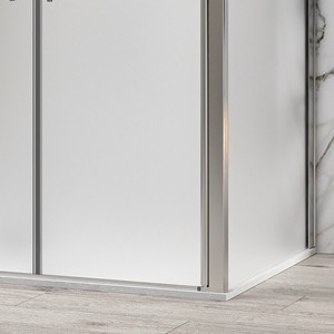 Kamalu KS2800AS Box Doccia Moderno 70x120 in Vetro Satinato, Telaio in Alluminio, Vetro Temperato, Apertura a Battente in ABS, Altezza 200 cm - Product Image 6